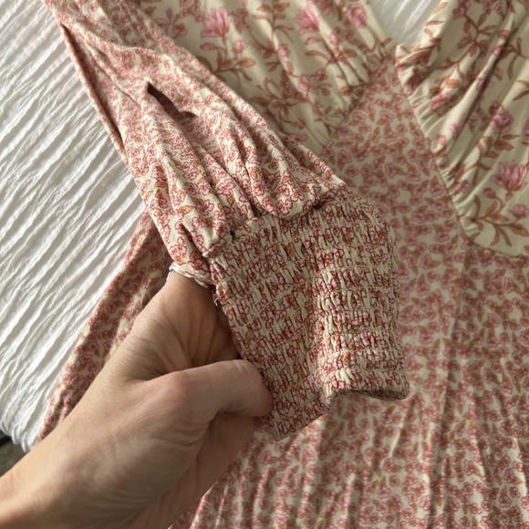 Free People dress size small stretchy material would fit a medium easily. - Picture 5 of 6